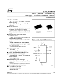 Click here to download M50LPW080 Datasheet