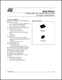 Click here to download M58LW032A Datasheet