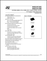 Click here to download M58LW128A Datasheet
