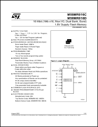Click here to download M58MR016C Datasheet