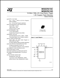 Click here to download M59DR016 Datasheet
