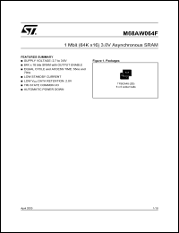 Click here to download M68AW064F Datasheet