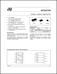 Click here to download M74HCT08B1 Datasheet
