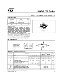 Click here to download MSS40 Datasheet