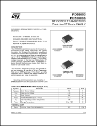 Click here to download PD55003 Datasheet