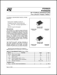 Click here to download PD55025S Datasheet