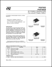Click here to download PD57002 Datasheet