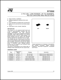 Click here to download ST3222CD Datasheet