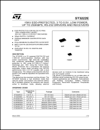Click here to download ST3222EBD Datasheet