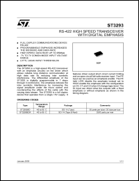 Click here to download ST3293BDR Datasheet