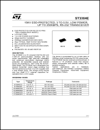 Click here to download ST3384ECD Datasheet