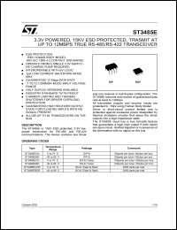 Click here to download ST3485ECDR Datasheet
