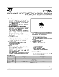 Click here to download ST72321J7 Datasheet