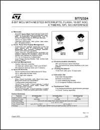 Click here to download ST72324J6 Datasheet