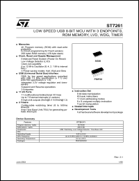 Click here to download ST72F611F1B1 Datasheet