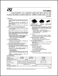Click here to download ST72F651 Datasheet
