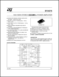 Click here to download STA575 Datasheet