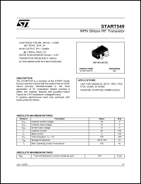 Click here to download START540TR Datasheet