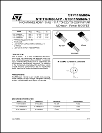 Click here to download STB11NM60A-1 Datasheet