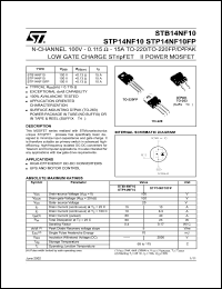 Click here to download STB14NF10 Datasheet
