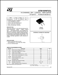 Click here to download STB160NF03L Datasheet