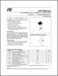 Click here to download STB160NF3 Datasheet