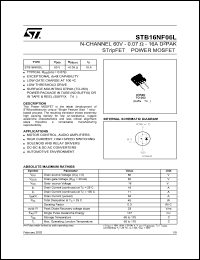 Click here to download STB16NF06 Datasheet
