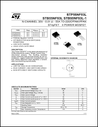 Click here to download STB55NF03L-1 Datasheet