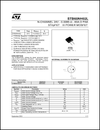 Click here to download STB60NH02 Datasheet