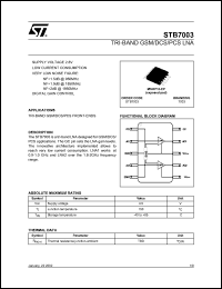 Click here to download STB7003 Datasheet
