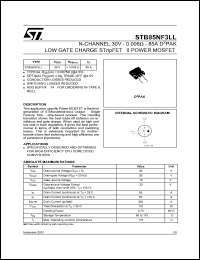 Click here to download STB85NF3 Datasheet