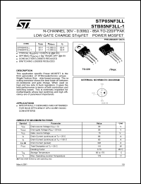 Click here to download STB85NF3LL-1 Datasheet