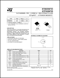 Click here to download STB85NF55 Datasheet