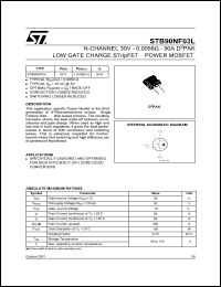 Click here to download STB90NF03 Datasheet