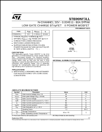 Click here to download STB90NF3 Datasheet