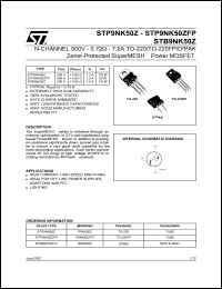 Click here to download STB9NK50 Datasheet