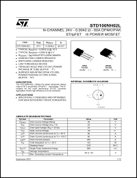 Click here to download STD100NH02L Datasheet
