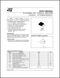 Click here to download STD110NH02L Datasheet