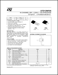 Click here to download STD12NF06 Datasheet