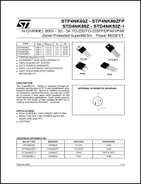 Click here to download STD4NK80 Datasheet