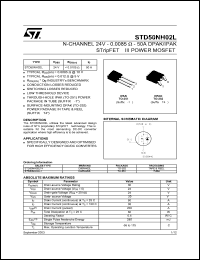 Click here to download STD50NH02 Datasheet