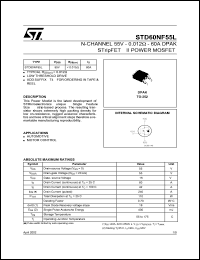 Click here to download STD60NF55 Datasheet