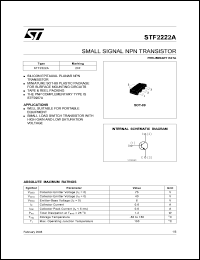 Click here to download STF2222A Datasheet