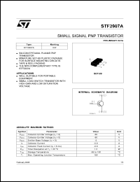 Click here to download STF2907A Datasheet
