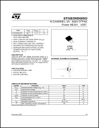 Click here to download STGB3NB60SDT4 Datasheet