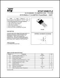 Click here to download STGP10NB37 Datasheet