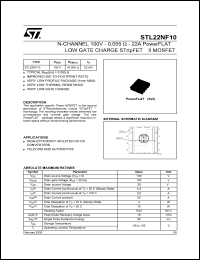 Click here to download STL22NF10 Datasheet