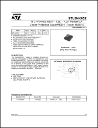 Click here to download STL5NK65 Datasheet