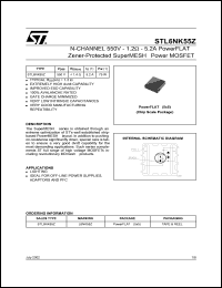 Click here to download STL6NK55 Datasheet