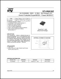 Click here to download STL9NK30 Datasheet